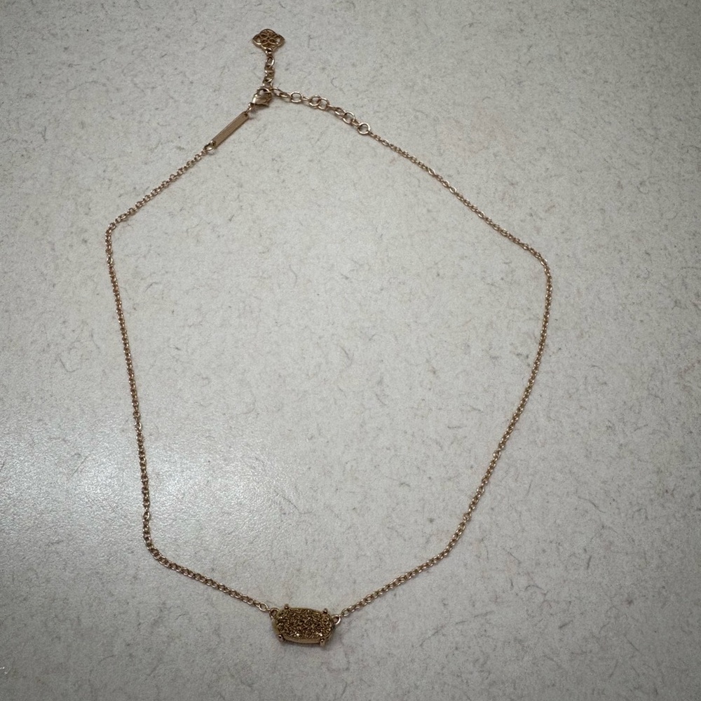 Kendra Scott rose Gold Pendant Necklace